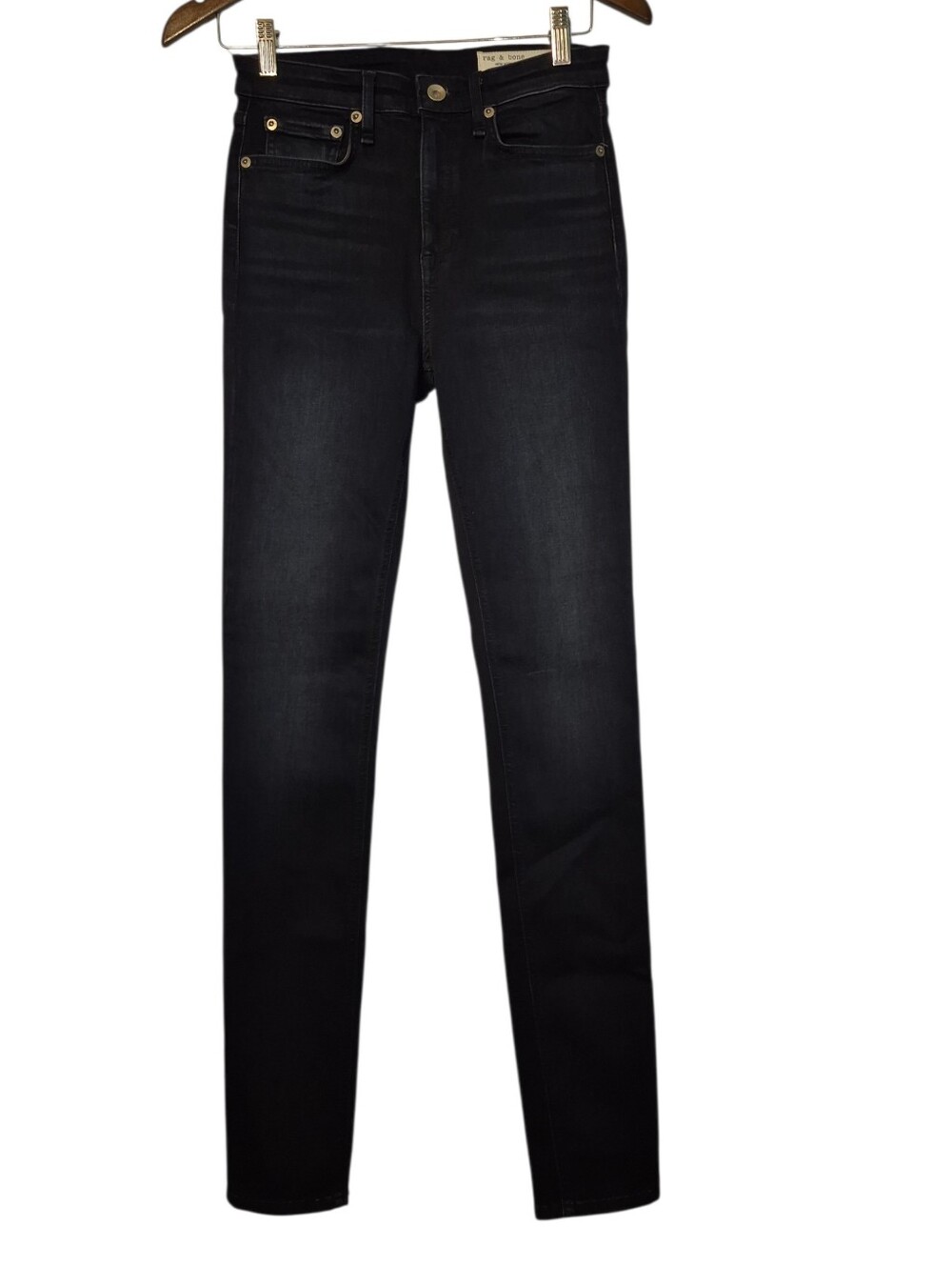 Rag & Bone NWT Nina High-Rise Skinny Blue Jeans WDD19F266ET Etta Sz 26